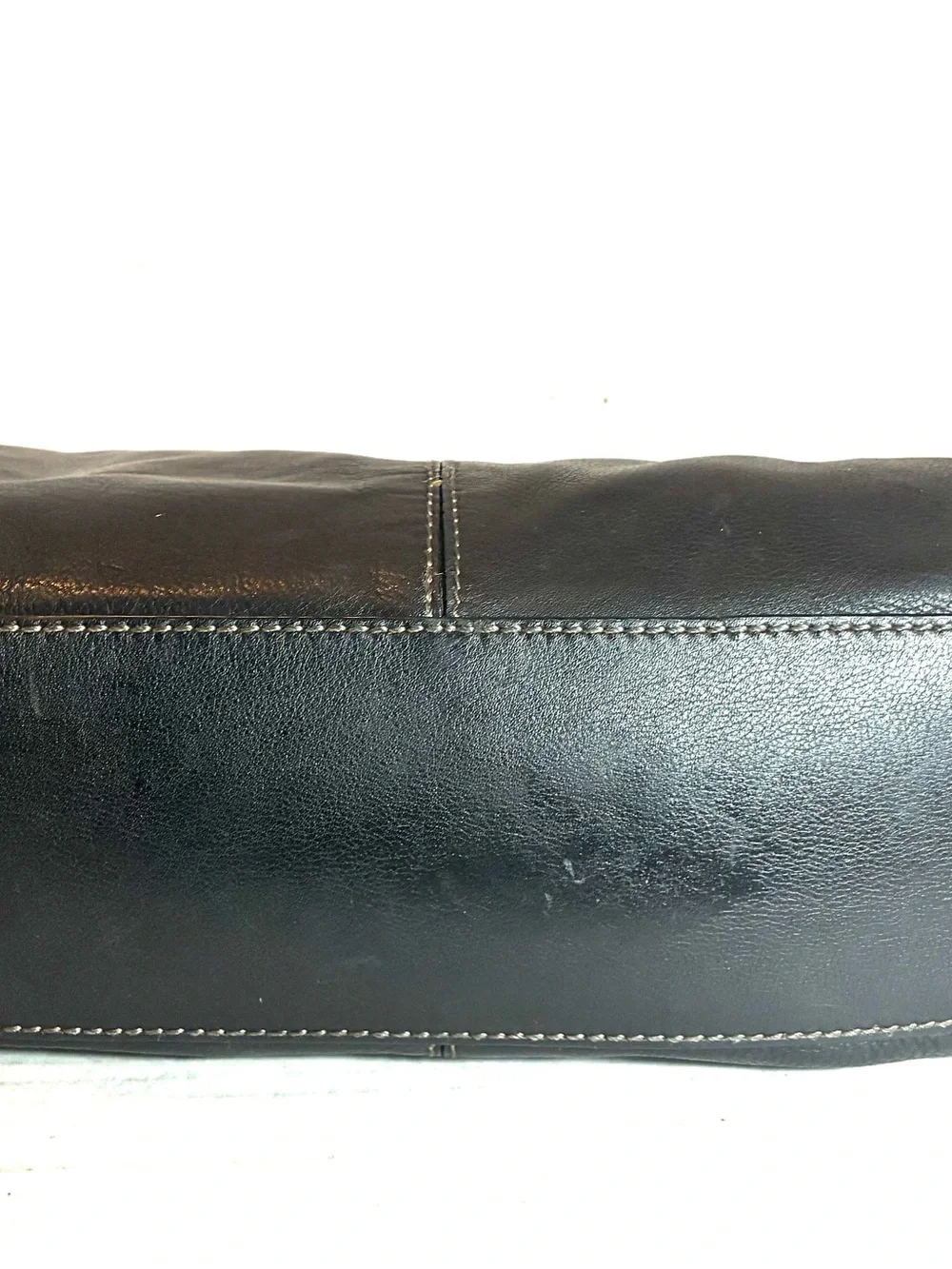 Michael Kors Black Leather Hobo Shoulder Bag Slouch Quiet Luxury